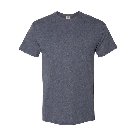Fruit of the Loom Navy Blue Short Sleeve T-Shirt Men's Size 3XL - Picture 1 of 6